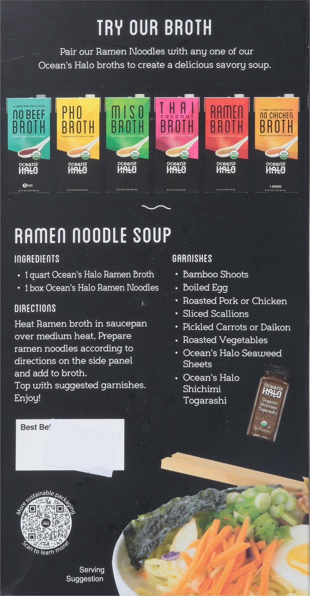 slide 15 of 27, Ocean's Halo Organic Ramen Noodles 4 Pack, 8.4 oz