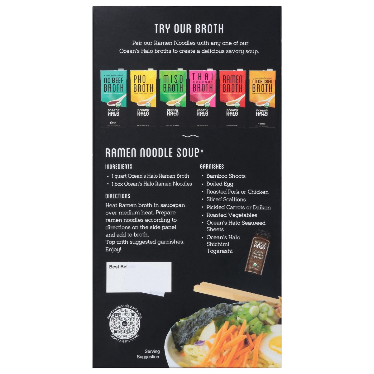 slide 24 of 27, Ocean's Halo Organic Ramen Noodles 4 Pack, 8.4 oz