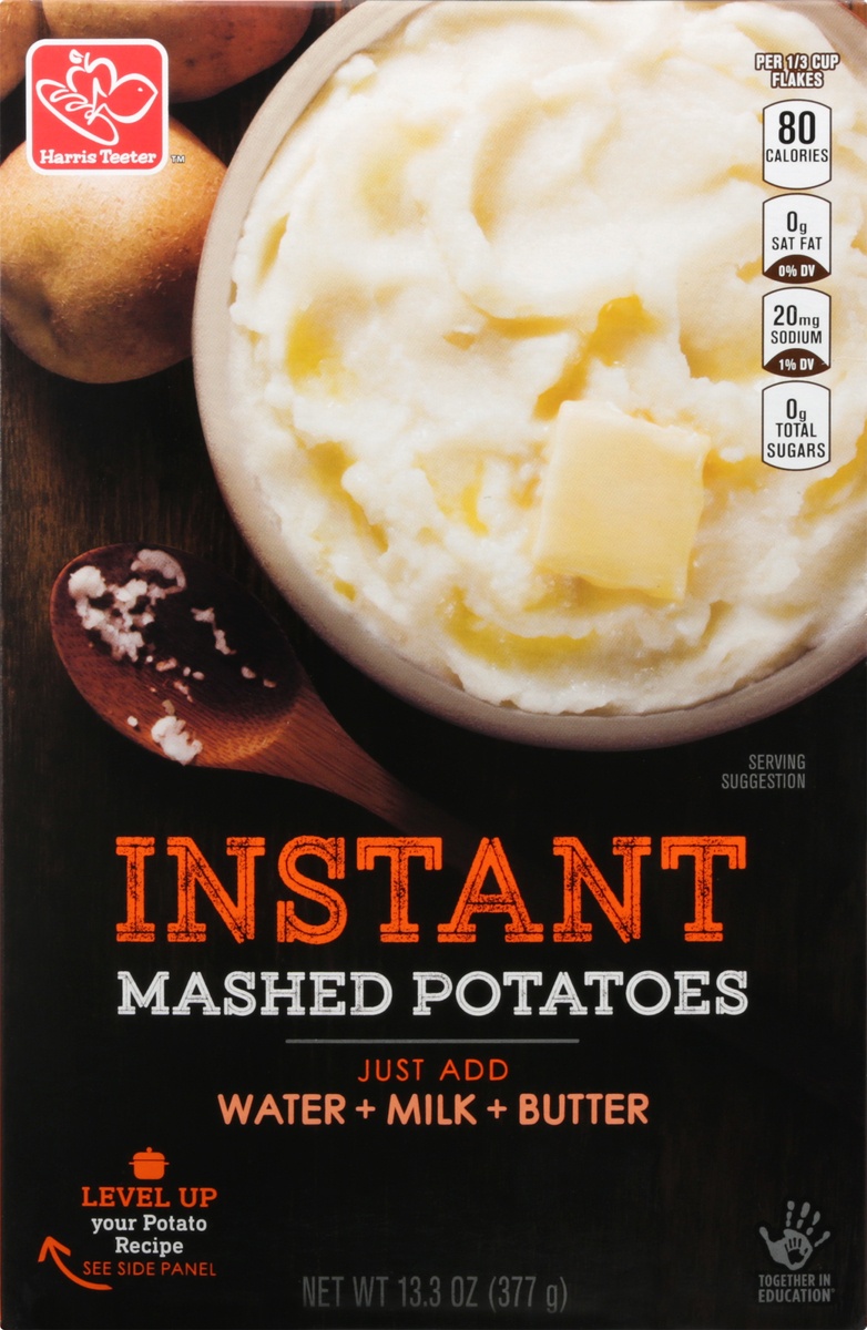 slide 9 of 10, Harris Teeter Mashed Potatoes - In an Instant, 13.3 oz