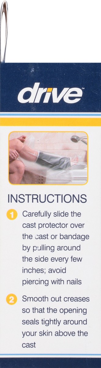 slide 3 of 9, Drive Personal Care Leg Cast Protector 1 ea, 1 ct