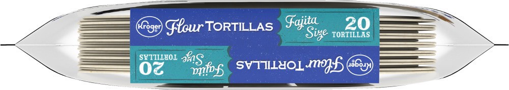 slide 2 of 3, Kroger Fajita Flour Tortillas, 20 ct / 24 oz