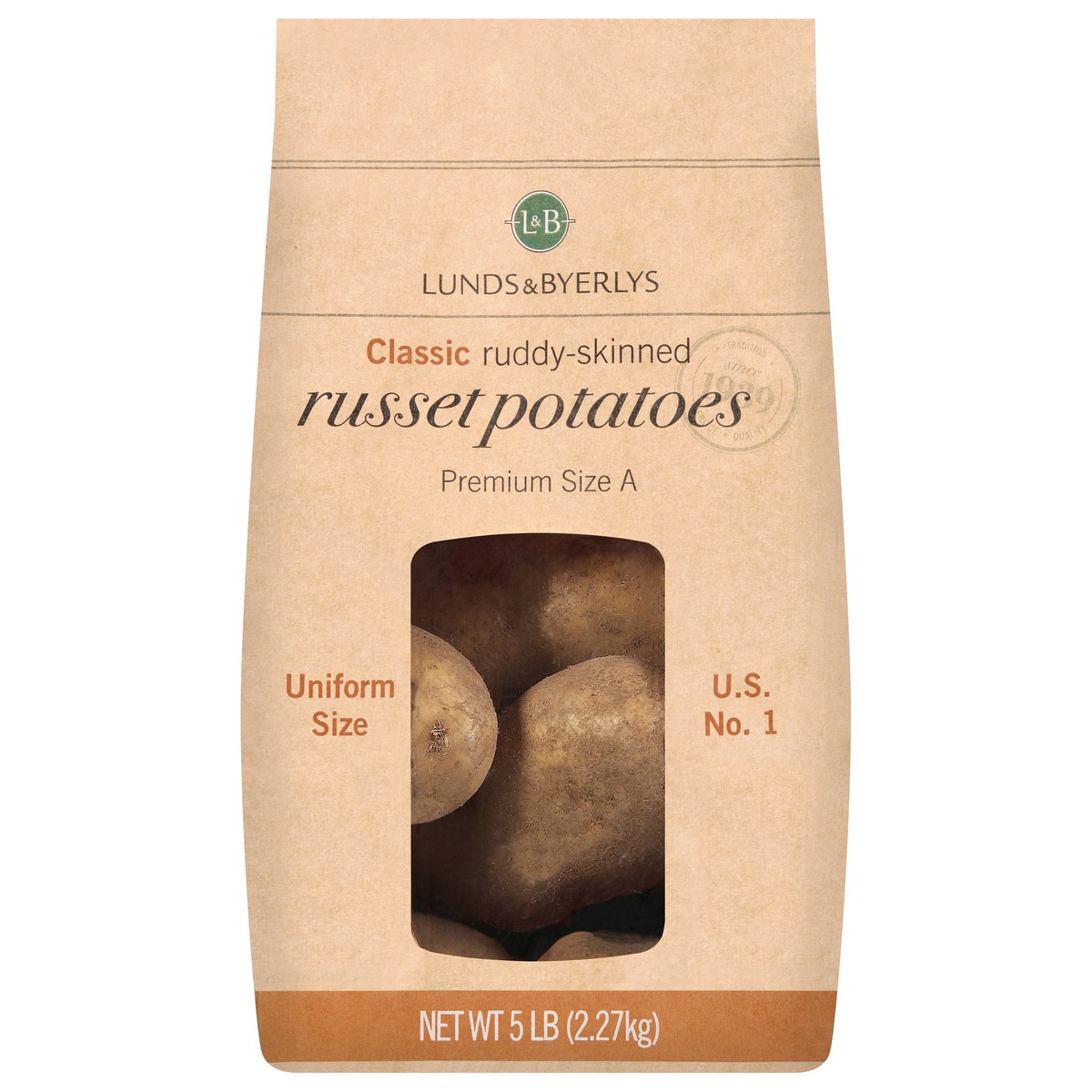 slide 1 of 4, Lunds & Byerlys Premium Classic Russet Potatoes Size A 5 lb, 5 lb