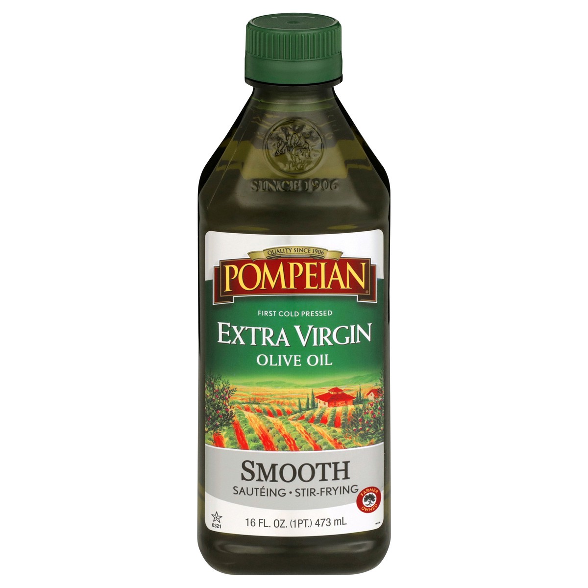 slide 1 of 9, Pompeian 16 oz Pompeian Smooth Extra Virgin Olive Oil, 16 fl oz