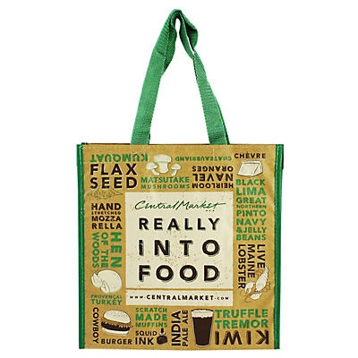 slide 1 of 1, Central Market Really Into Food Wine Tote, 1 ct