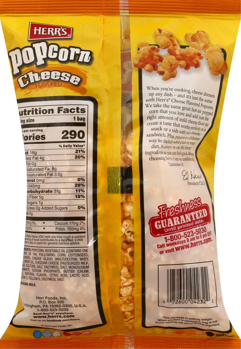 slide 10 of 10, Herr's Cheese Popcorn, 2.5 oz