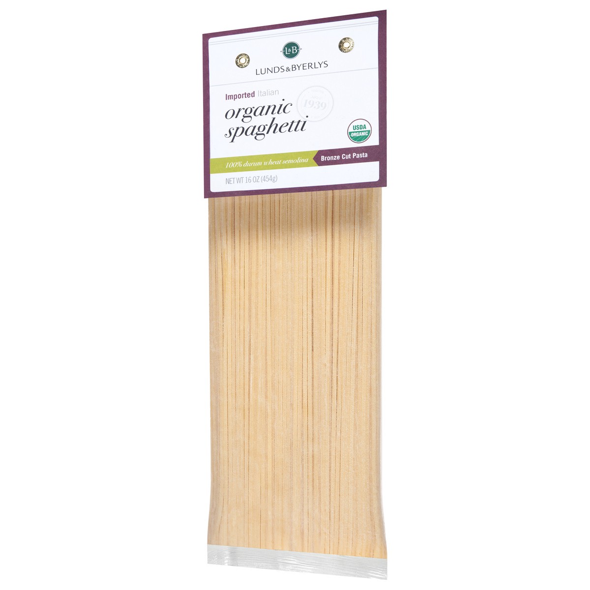 slide 3 of 4, Lunds & Byerlys Organic Imported Italian Spaghetti Bronze Cut Pasta 16 oz, 16 oz