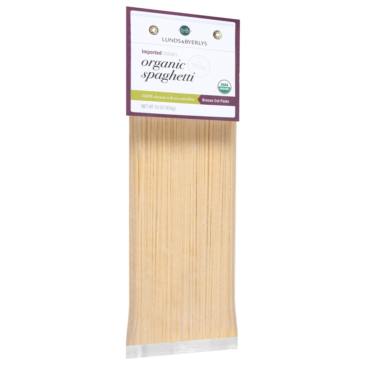 slide 2 of 4, Lunds & Byerlys Organic Imported Italian Spaghetti Bronze Cut Pasta 16 oz, 16 oz