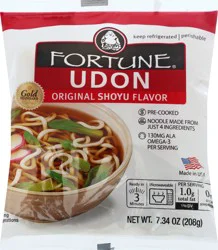 Fortune Original Shoyu Flavor Udon Noodles 7.34 oz