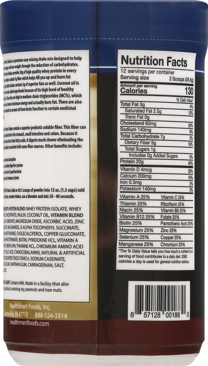 slide 6 of 13, ChocoRite French Vanilla Nutritional Shake Mix 428 g, 428 g