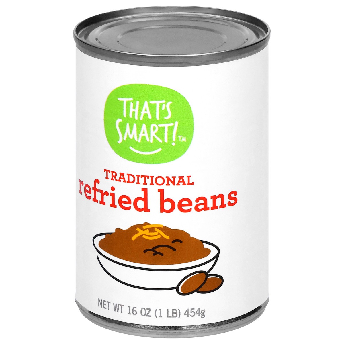 slide 4 of 4, That's Smart! Traditional Refried Beans 16 oz, 16 oz