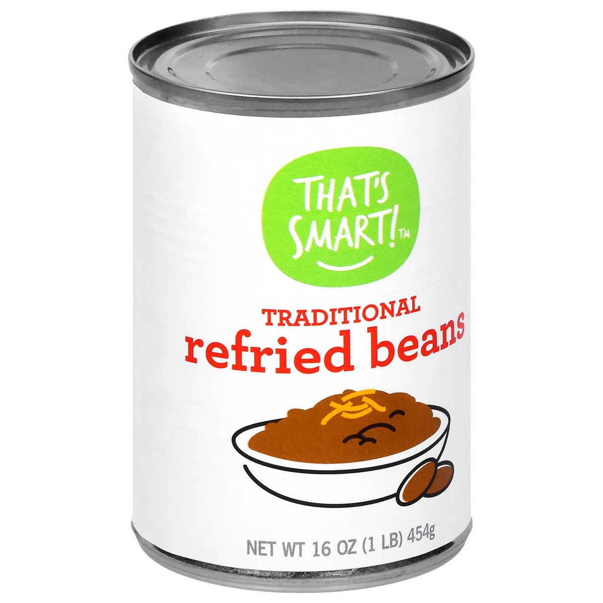 slide 2 of 4, That's Smart! Traditional Refried Beans 16 oz, 16 oz