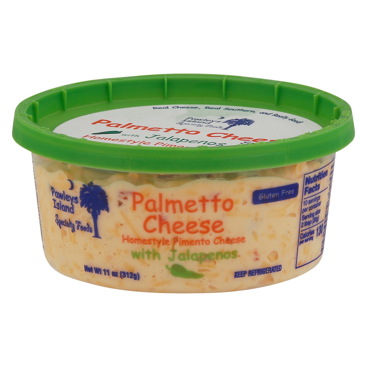 slide 1 of 9, Pawleys Island Specialty Foods Homestyle Pimento Palmetto Cheese Spread with Jalapenos 11 oz, 11 oz