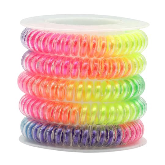 slide 1 of 3, Rainbow Coil Bracelets By Creatology, 2.2 in