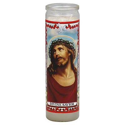 slide 1 of 1, Reed Candle Brilux Savior Religious Candle, 1 ct