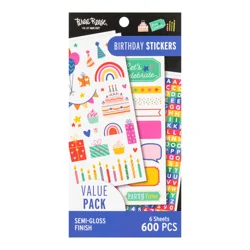 Brea Reese Sticker Pack Birthday Celebration, 600 pcs