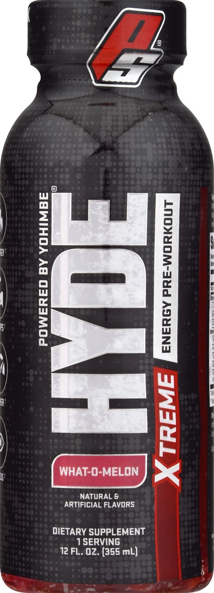 slide 1 of 9, Hyde Xtreme What-O-Melon Energy Pre-Workout 12 oz, 12 oz