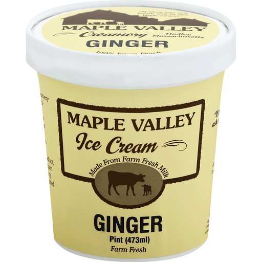 slide 2 of 2, Maple Valley Ginger Ice Cream, 16 oz