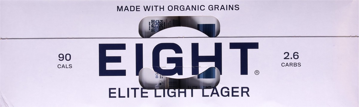 slide 6 of 10, Eight Elite Light Lager Beer 24 - 12 fl oz Cans, 24 ct
