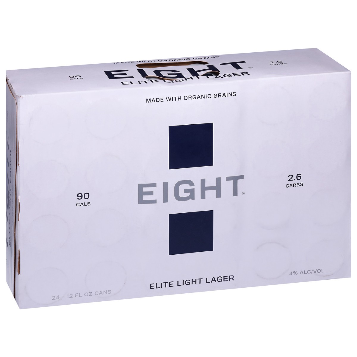 slide 4 of 10, Eight Elite Light Lager Beer 24 - 12 fl oz Cans, 24 ct