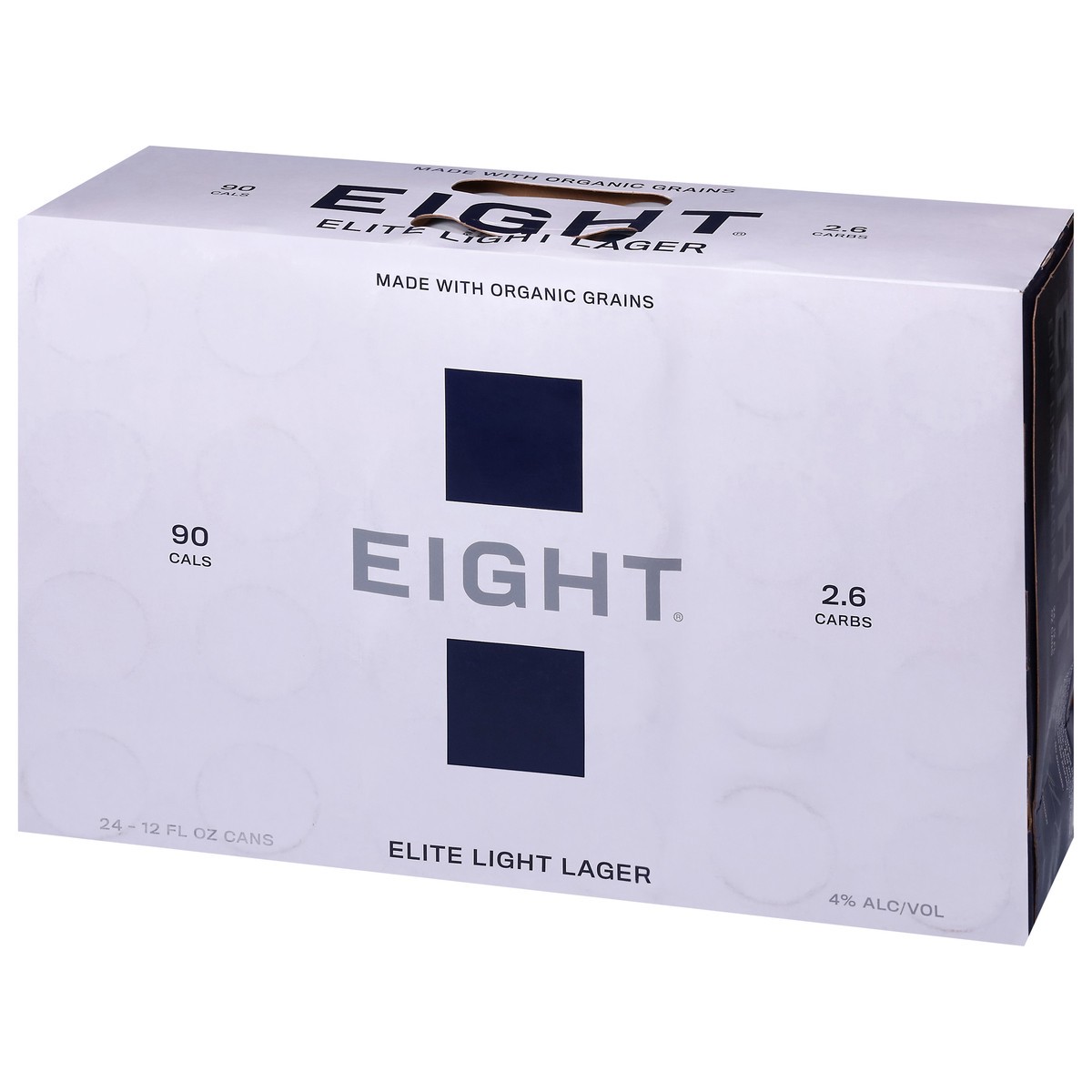 slide 3 of 10, Eight Elite Light Lager Beer 24 - 12 fl oz Cans, 24 ct