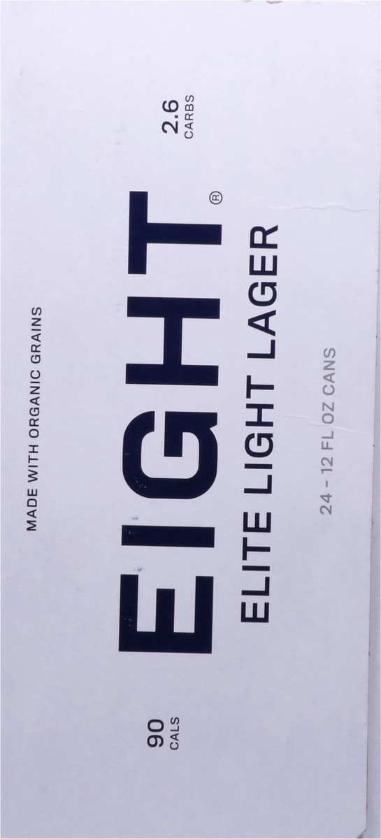 slide 5 of 10, Eight Elite Light Lager Beer 24 - 12 fl oz Cans, 24 ct