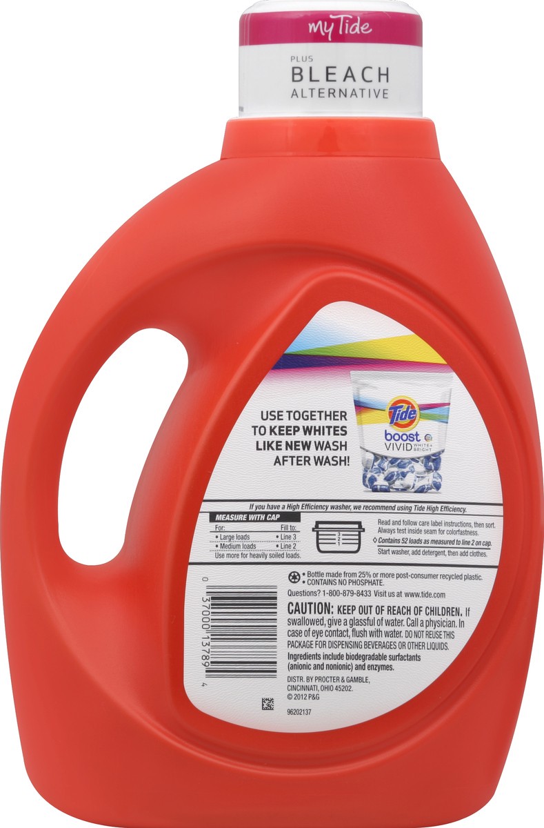 slide 2 of 3, Tide Detergent 100 oz, 1 ct