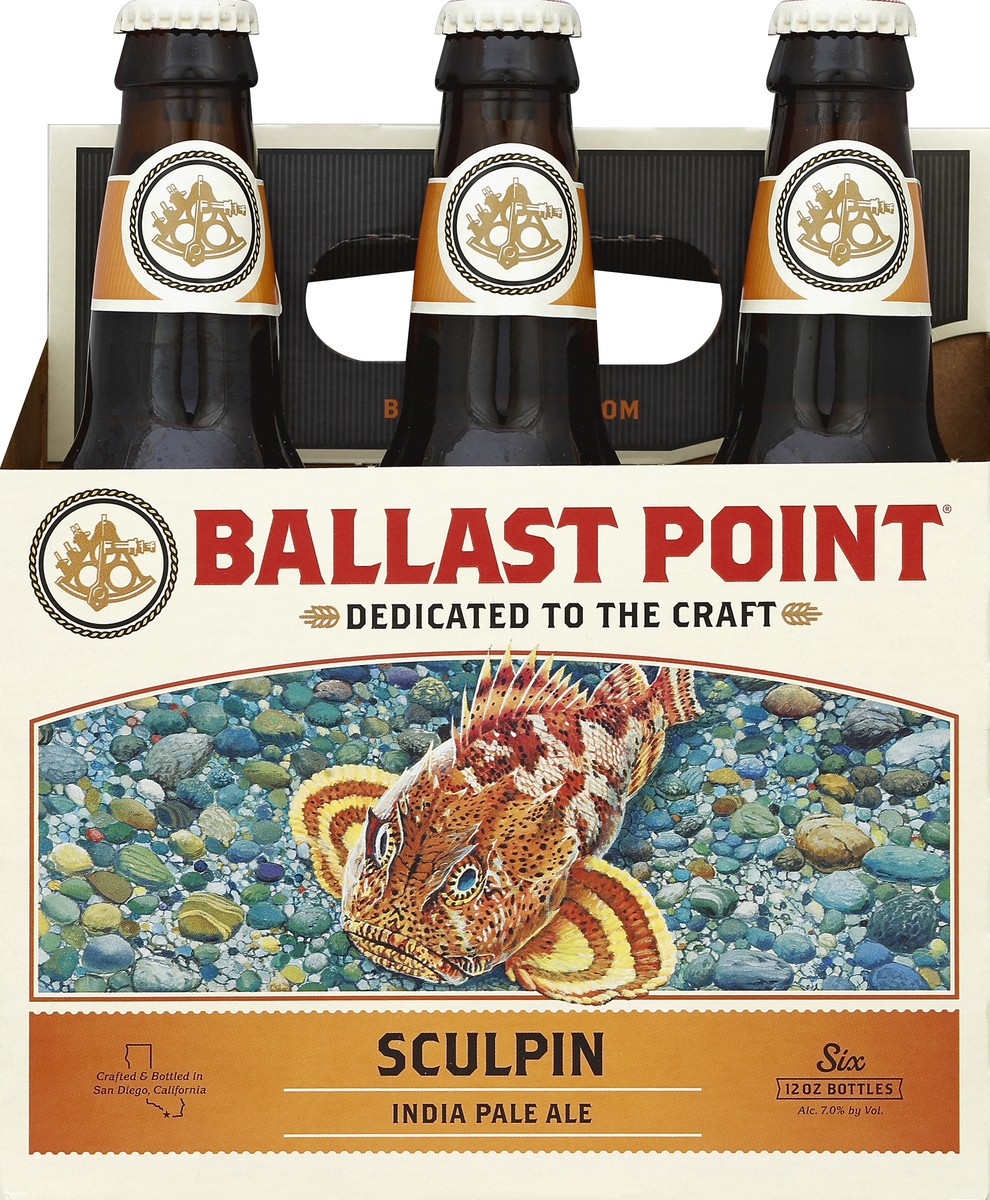 slide 3 of 4, Ballast Sculpin Bottles, 6 ct; 12 oz