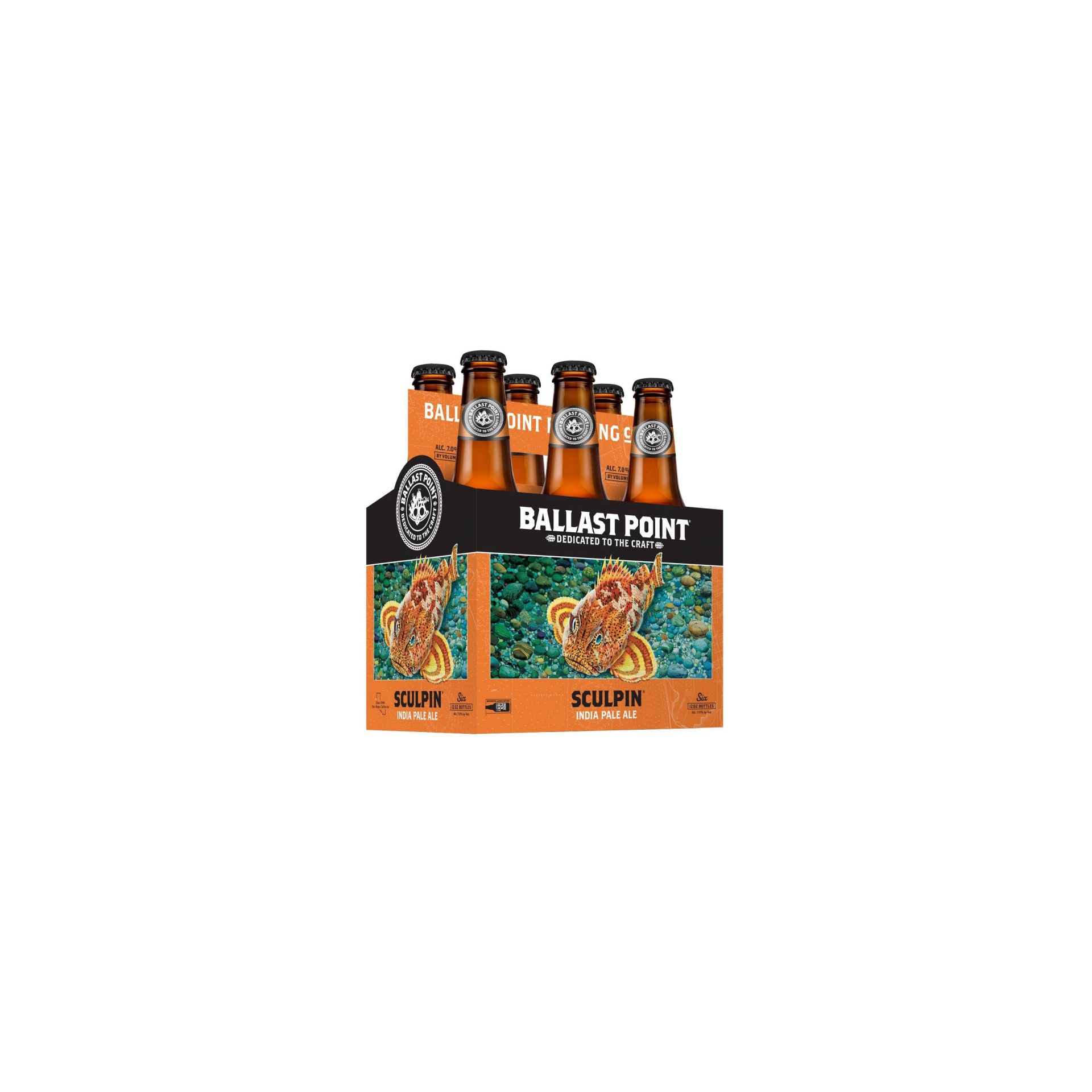 slide 1 of 4, Ballast Sculpin Bottles, 6 ct; 12 oz