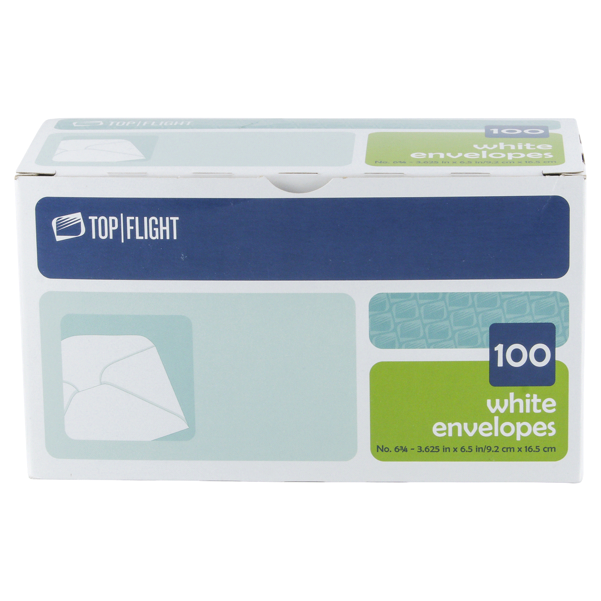 slide 3 of 3, Top Flight Envelopes 100 ea, 100 ct