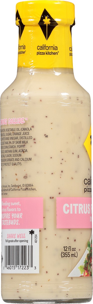slide 5 of 7, California Pizza Kitchen Citrus Poppyseed Salad Dressing, 12 fl oz