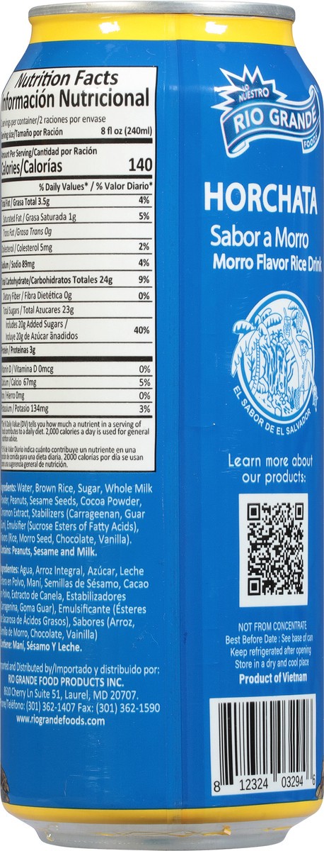 slide 10 of 13, Rio Grande Morro Flavor Horchata 16.57 fl oz, 16.57 fl oz
