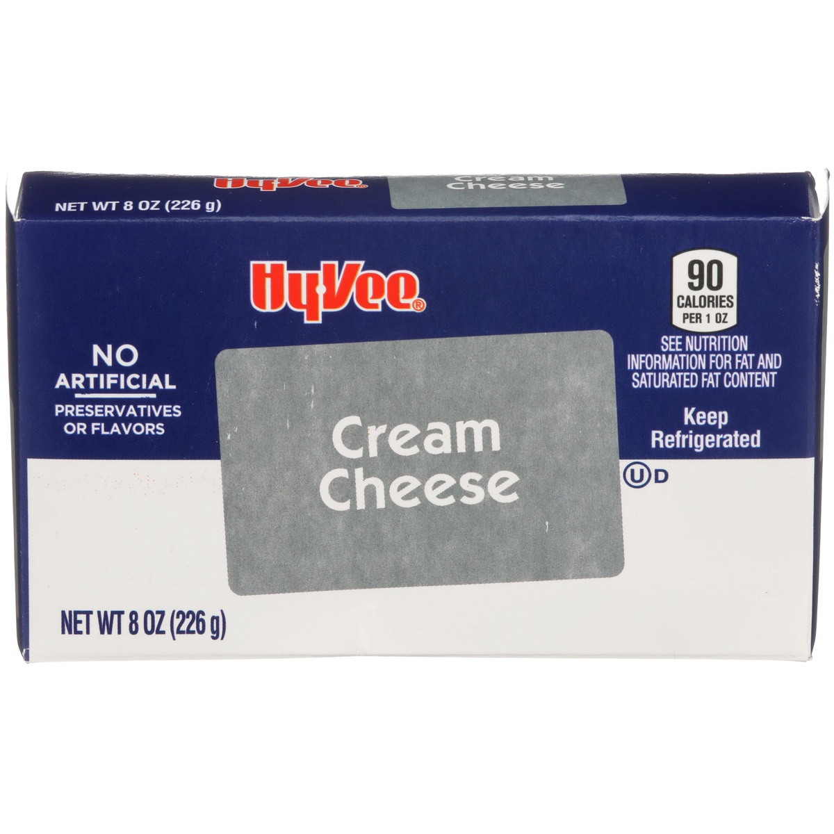 slide 1 of 1, Hy-vee Cream Cheese, 8 oz