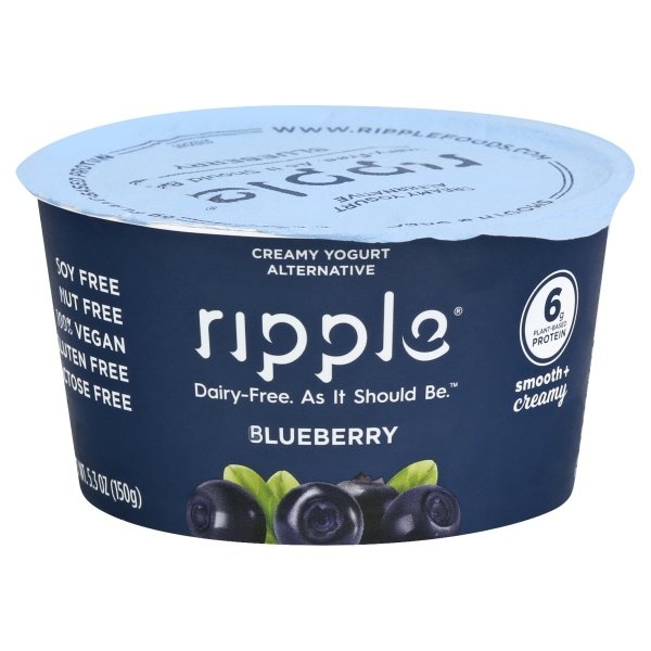 slide 1 of 1, Ripple Blueberry Greek Yogurt Alternative, 5.3 oz