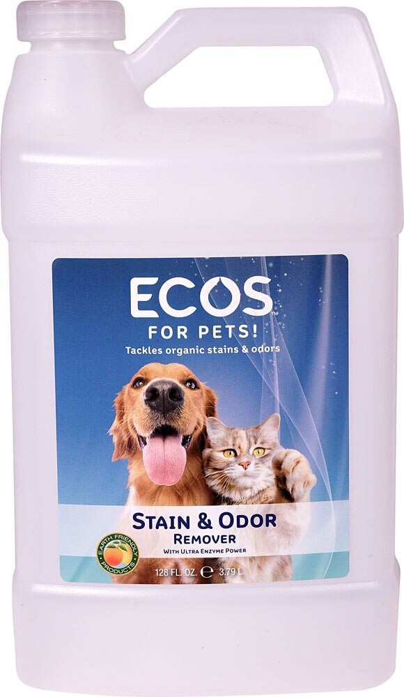slide 1 of 1, ECOS Pet Stain & Odor Remover, 128 oz