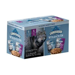 BLUE BUFFALO BLUE Wilderness Trail Toppers Wild Cuts Variety Pack Chicken and Beef
