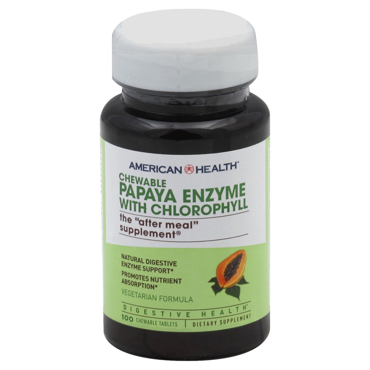 slide 2 of 2, American Health Papaya Enzyme W/Chlorophyll, 100 ct