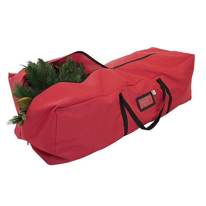 slide 1 of 5, TreeKeeper Santa's Bags Multi Use Storage Duffel Bag - Red, 48 in