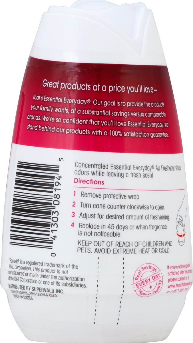 slide 6 of 6, Essential Everyday Air Freshener, Gel, Raspberry, 7 oz
