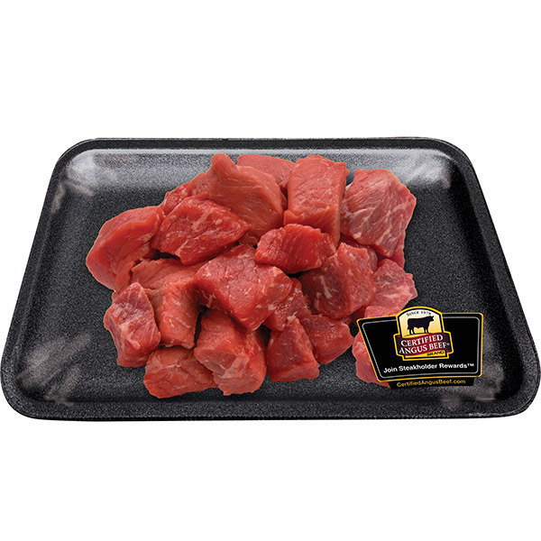 slide 1 of 1, Certified Angus Beef Beef Stew Meat Boneless Extra Lean, per lb