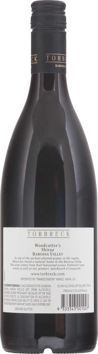 slide 2 of 12, Torbreck Barossa Valley Woodcutter's Shiraz Red Wine, Australia, 750 mL, 15% ABV, 750 ml