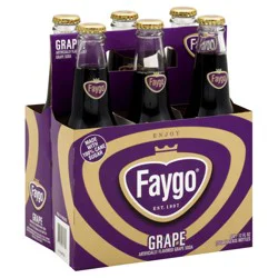 Faygo Grape Soda - 6 ct; 12 fl oz