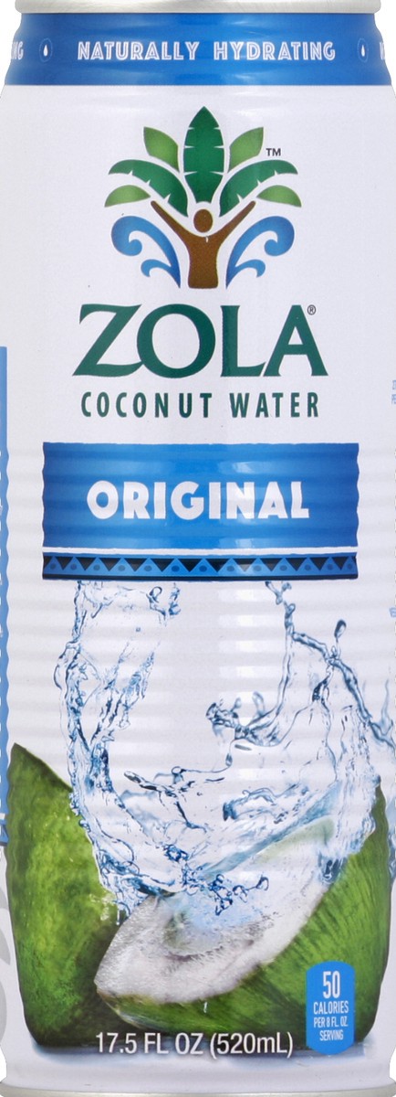 slide 4 of 4, Zola Original Coconut Water - 17.5 fl oz, 17.5 fl oz