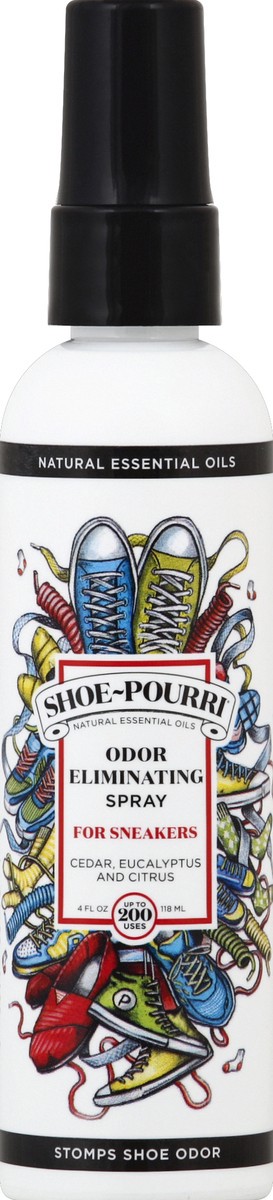 slide 5 of 6, Shoe Pourri Odor Eliminating Spray 4 oz, 4 oz