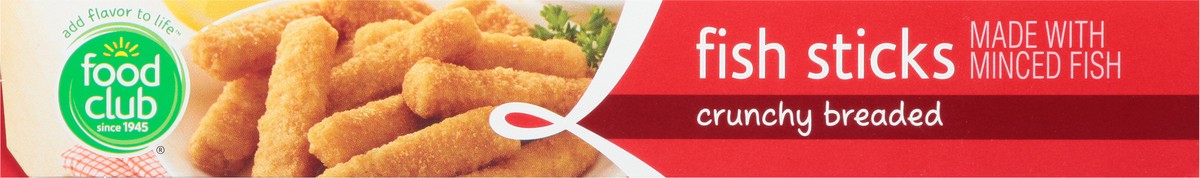 slide 3 of 9, Food Club Crunchy Breaded Fish Sticks 21 ea, 21 ct