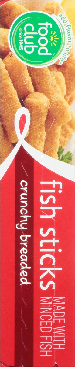 slide 9 of 9, Food Club Crunchy Breaded Fish Sticks 21 ea, 21 ct