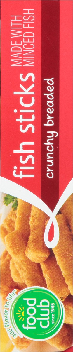 slide 4 of 9, Food Club Crunchy Breaded Fish Sticks 21 ea, 21 ct