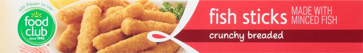 slide 2 of 9, Food Club Crunchy Breaded Fish Sticks 21 ea, 21 ct