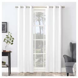 Sun Zero Walter Grommet Panel Pair White 74x84"