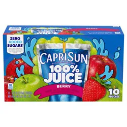 Capri Sun Berry Flavored 100% Juice Blend From Concentrate With Added Ingredients And Other Natural Flavor