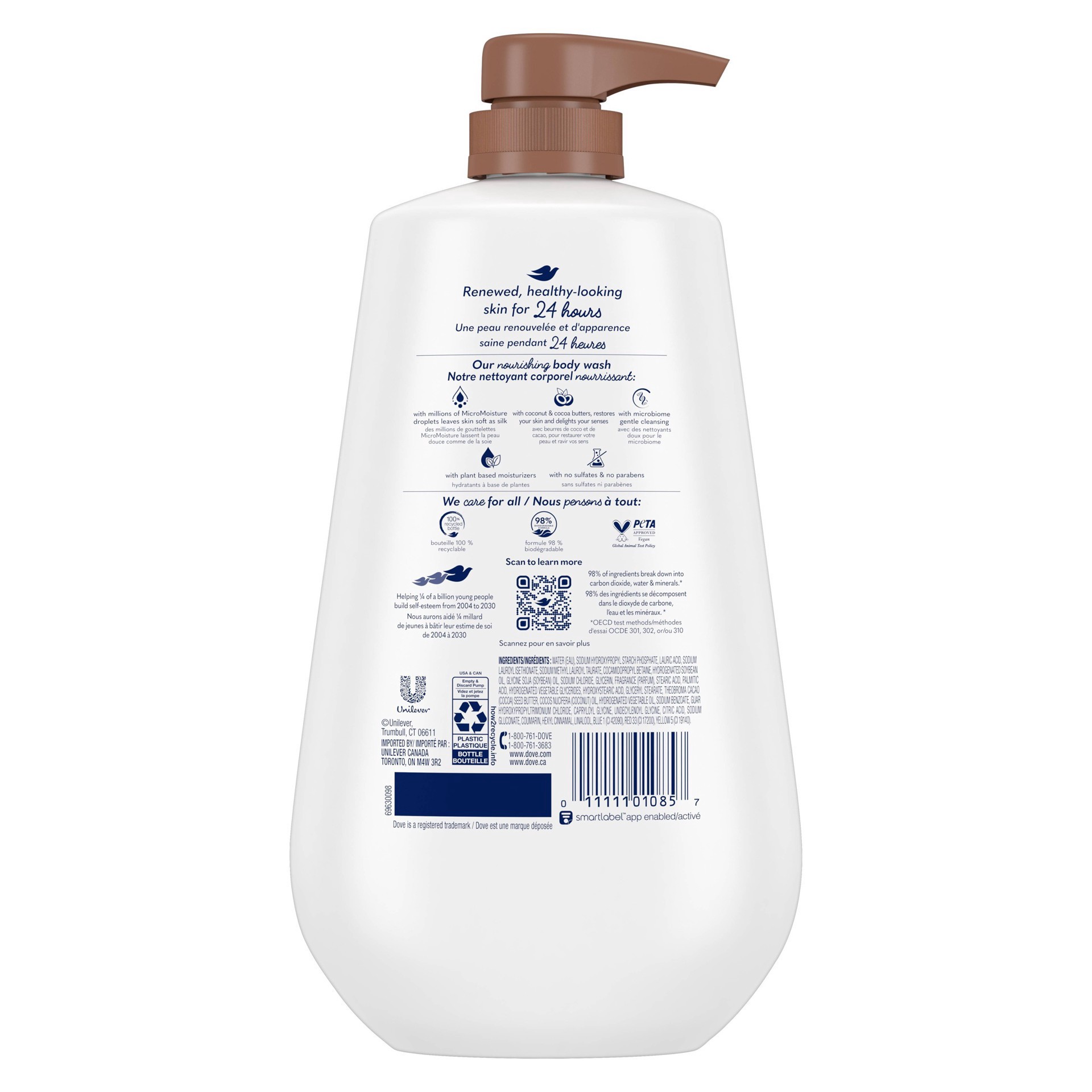 slide 14 of 73, Dove Restoring Body Wash Coconut Butter And Cocoa Butter, 34 oz, 34 oz